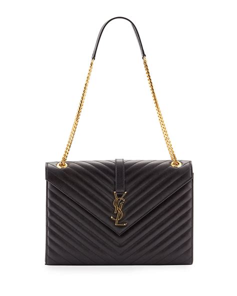 ysl chain envelope bag|ysl monogram envelope bag.